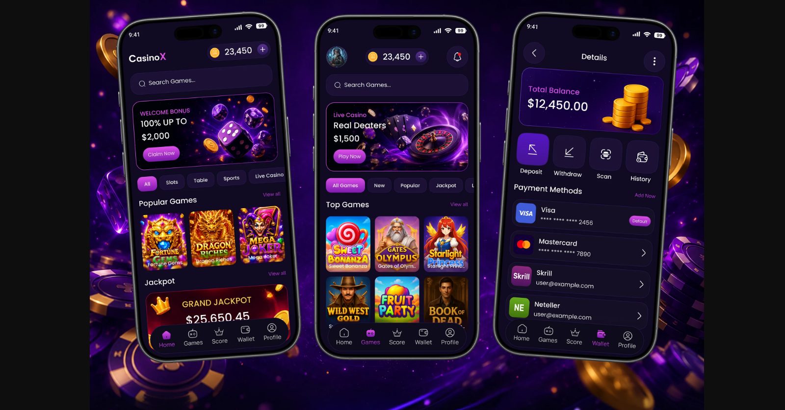 CasinoX mobile — play on smartphone browser
